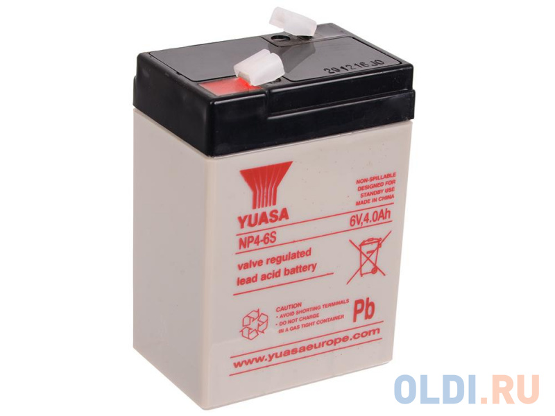 

Батарея Yuasa NP4-6S 6V/4Ah