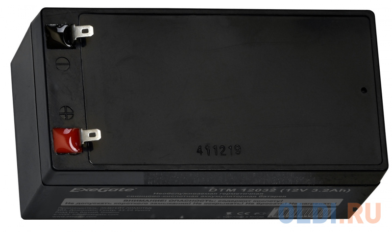 Exegate EX282959RUS Exegate EX282959RUS Аккумуляторная батарея ExeGate DTM 12032 (12V 3.2Ah), клеммы F1 фото