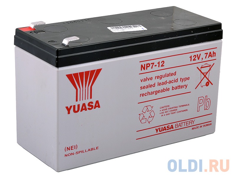 

Батарея Yuasa NP7-12 12В/7А