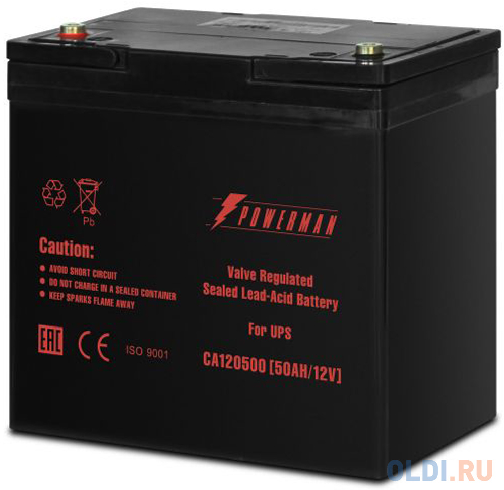 Батарея Powerman CA12500 12V/50AH 6114088 - фото 1