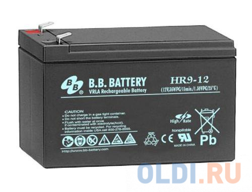 Батарея B.B. Battery HR9-12 9Ач 12B