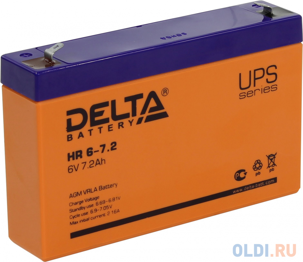 Батарея Delta HR 6-7.2 7.2Ач 6B