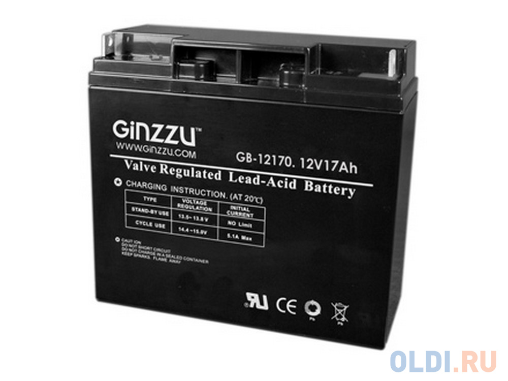 

Батарея Ginzzu GB-12170 12V/17Ah