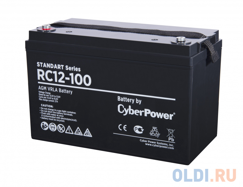 Battery CyberPower Standart series RC 12-100 / 12V 100 Ah