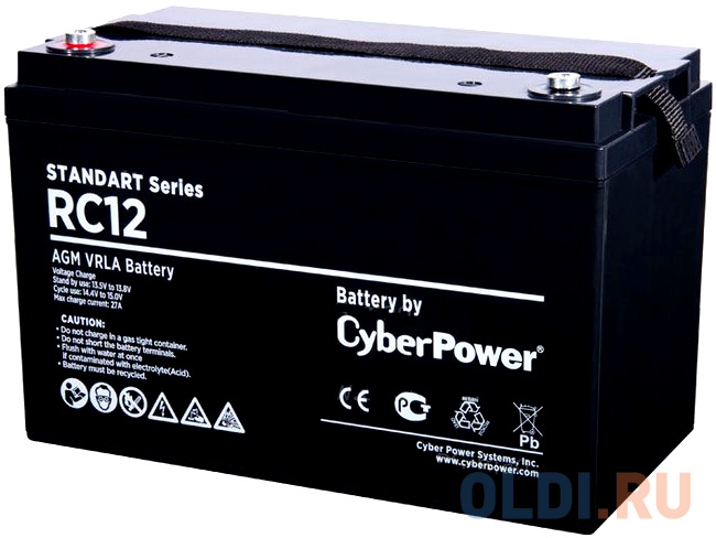 Battery CyberPower Standart series RC 12-17 / 12V 17 Ah battery cyberpower standart series rc 12 55 12v 55 ah