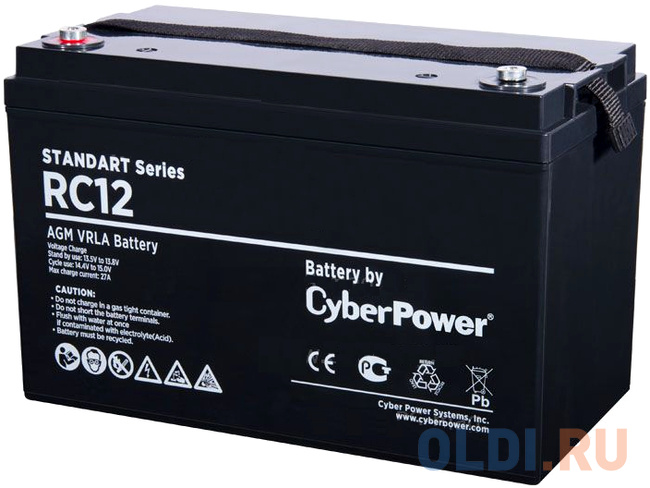 Battery CyberPower Standart series RC 12-135 / 12V 135 Ah battery cyberpower standart series rc 12 250 12v 250 ah