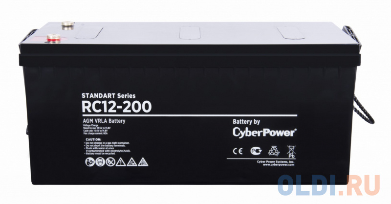 Battery CyberPower Standart series RC 12-200 / 12V 200 Ah