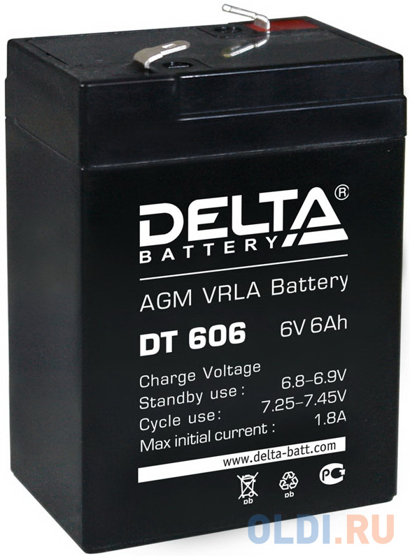 

Батарея Delta DT 606 6Ач 6B