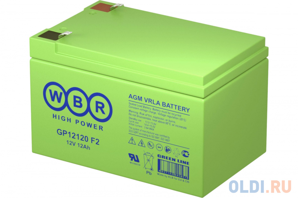 WBR Батарея GP12120 (12V/12Ah) фото