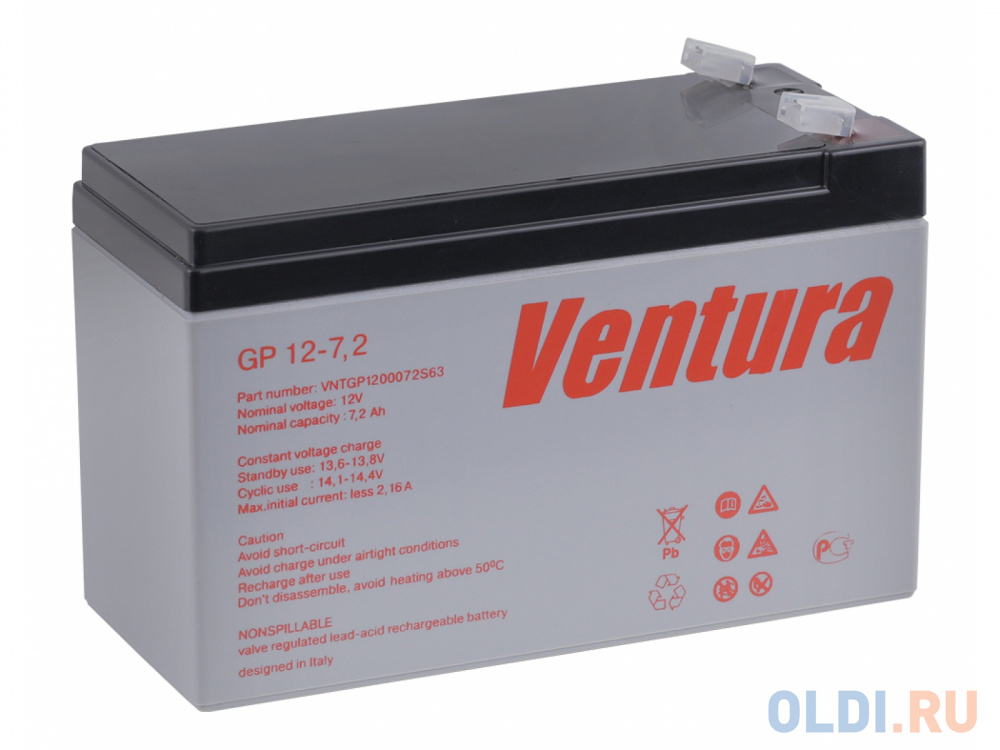 

Аккумуляторная батарея Ventura GP 12-7.2