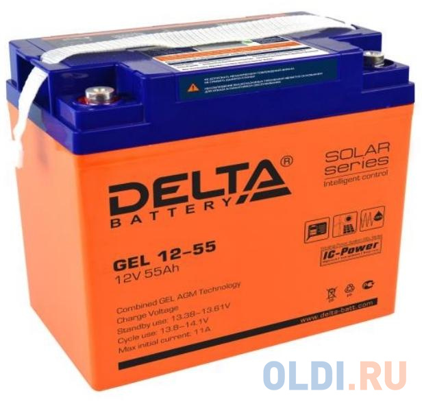 Батарея для ИБП Delta GEL 12-55 - фото 1