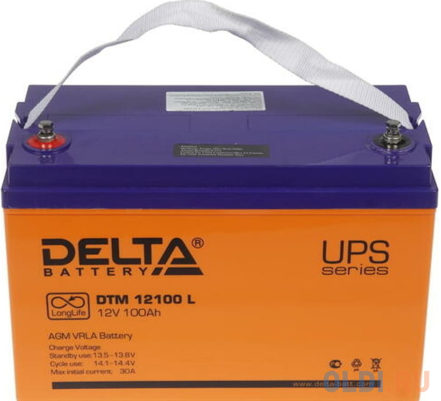 Батарея для ИБП Delta DTM 12100 L 12В 100Ач фото