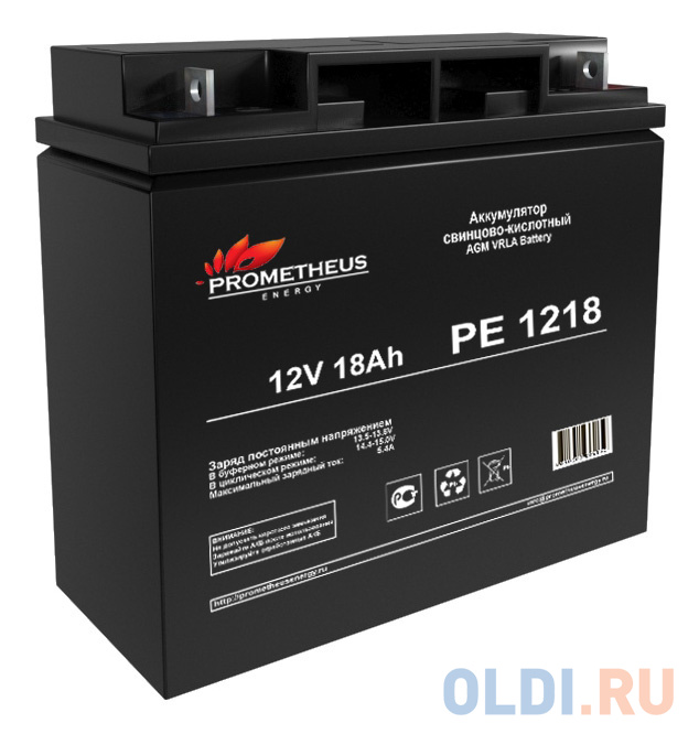 Батарея для ИБП Prometheus Energy РЕ1218 12В 18Ач Батарея для ИБП Prometheus Energy РЕ1218 12В 18Ач фото