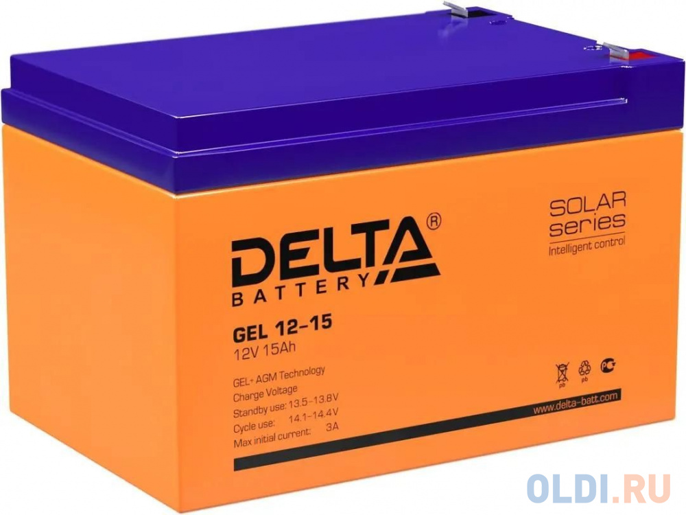 Аккумуляторная батарея Delta GEL 12-15 (803435)