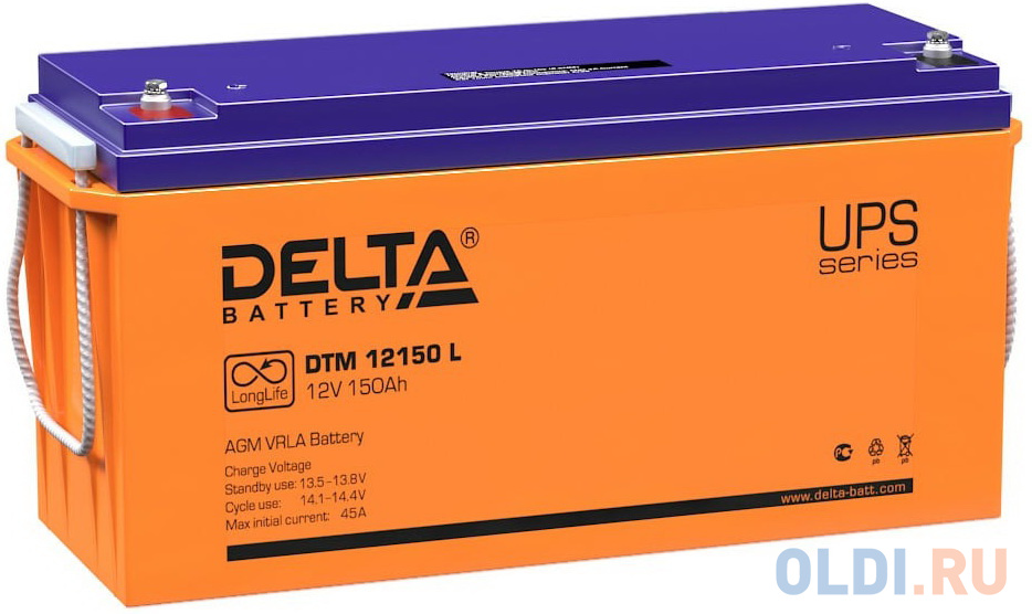 Аккумуляторная батарея DELTA BATTERY DTM 12150 L