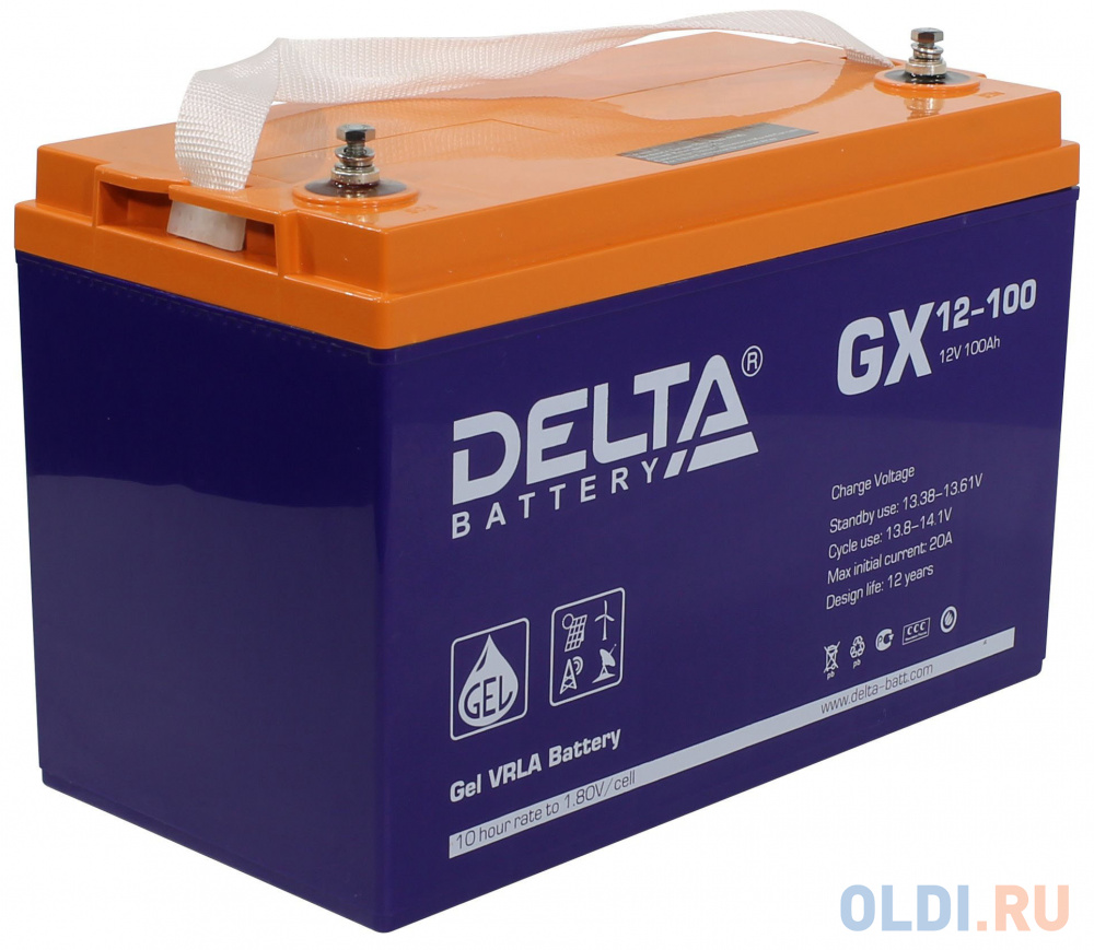 

GX 12-100 Delta Аккумуляторная батарея