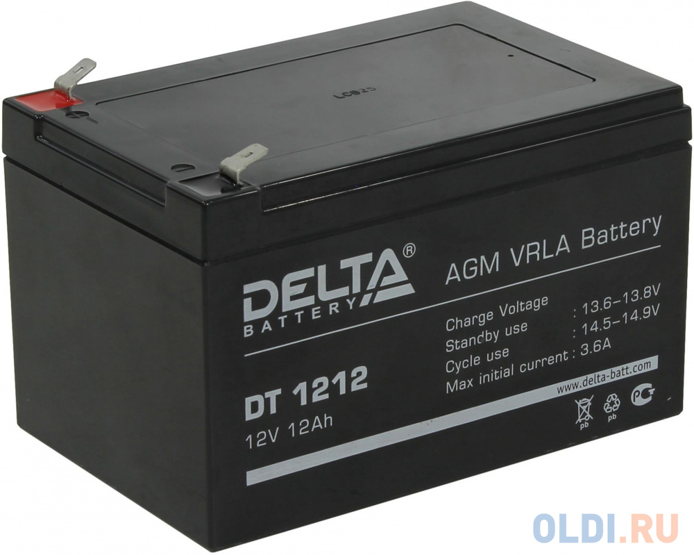 

Аккумулятор Delta DT 1212 12V12Ah