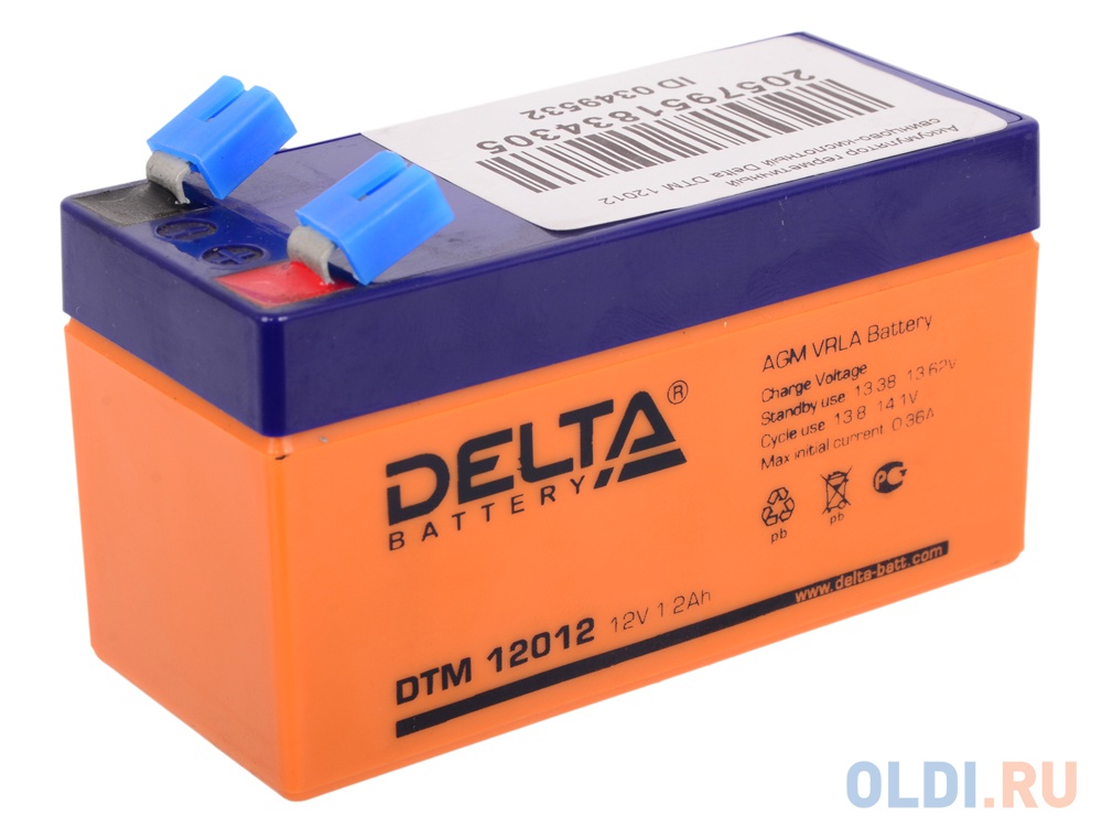  герметичный свинцово-кислотный Delta DTM 12012 —  по .