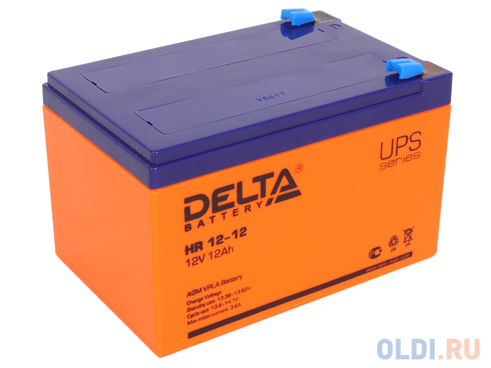 Аккумулятор Delta HR 12-12 12V12Ah