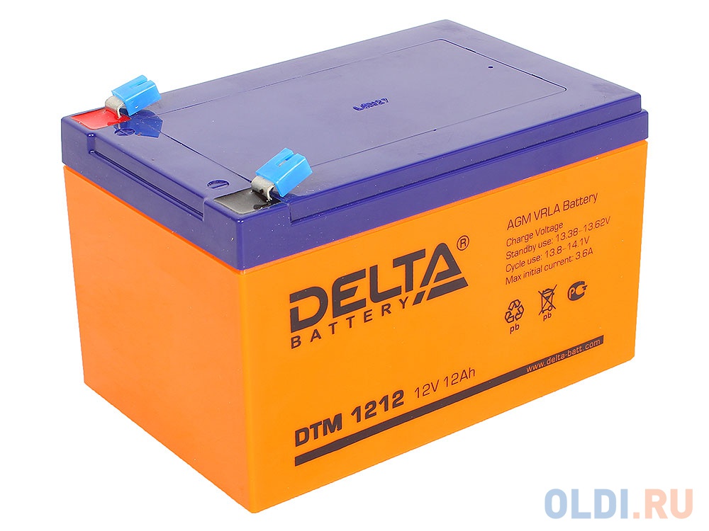 Аккумулятор Delta DTM 1212 12V12Ah