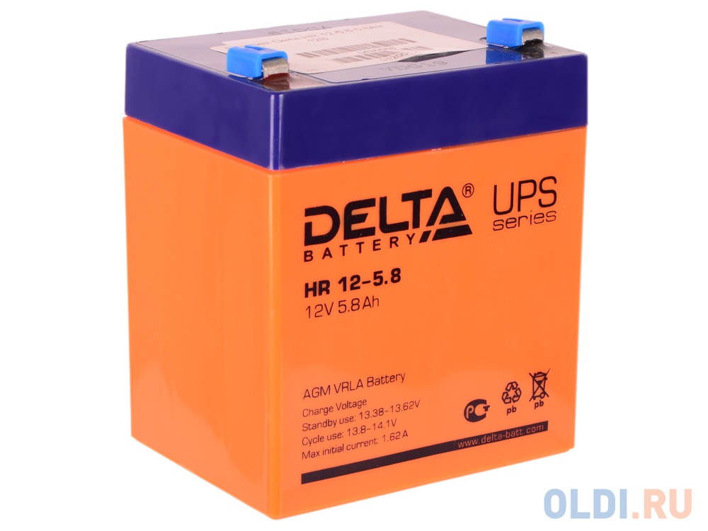 Батарея Delta HR 12-5.8 5.8Ач 12B