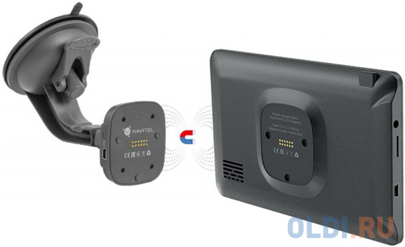 Навигатор Автомобильный GPS Navitel E707 Magnetic 7" 800x480 8Gb microSDHC серый Navitel фото