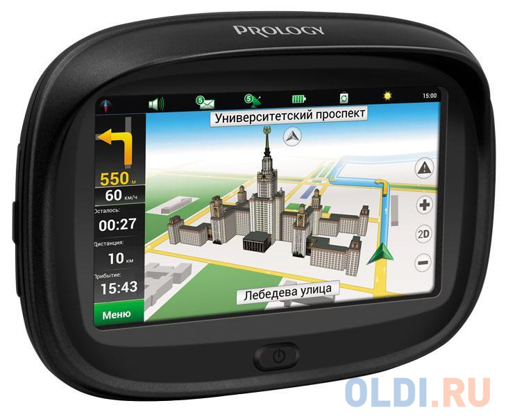Фото - Навигатор Автомобильный GPS Prology IMAP MOTO 4.3 480x272 4Gb microSD Bluetooth черный Navitel gps навигатор