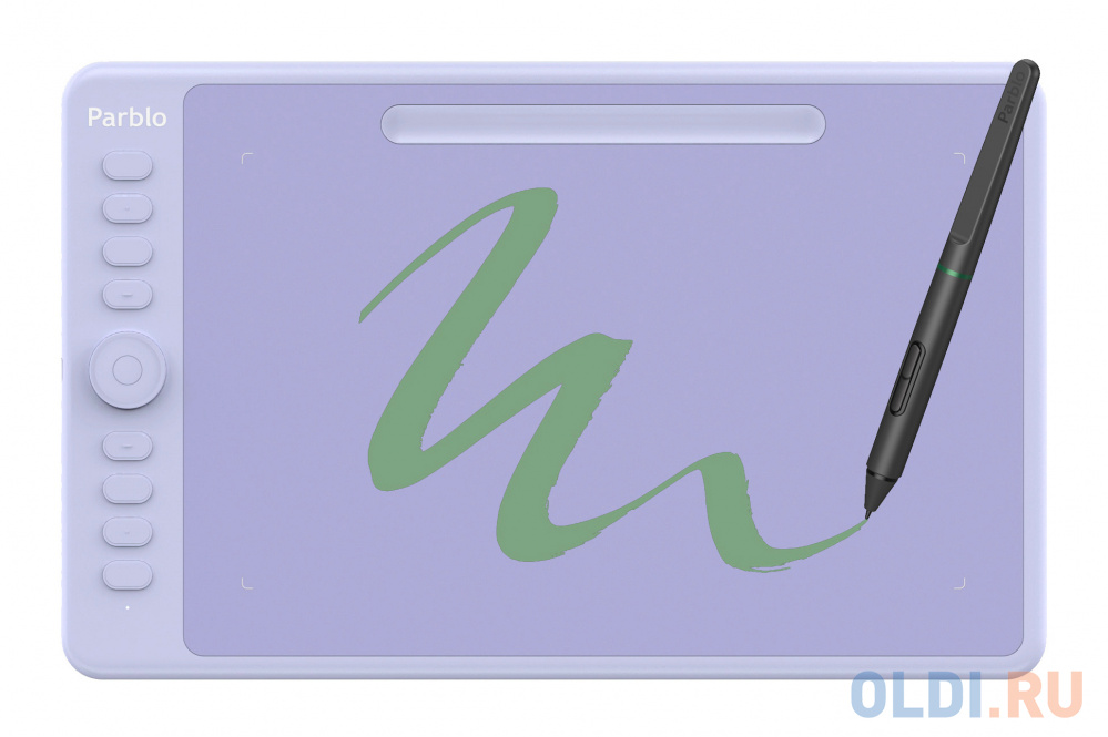 Графический планшет Parblo Intangbo M USB Type-C пурпурный - фото 1