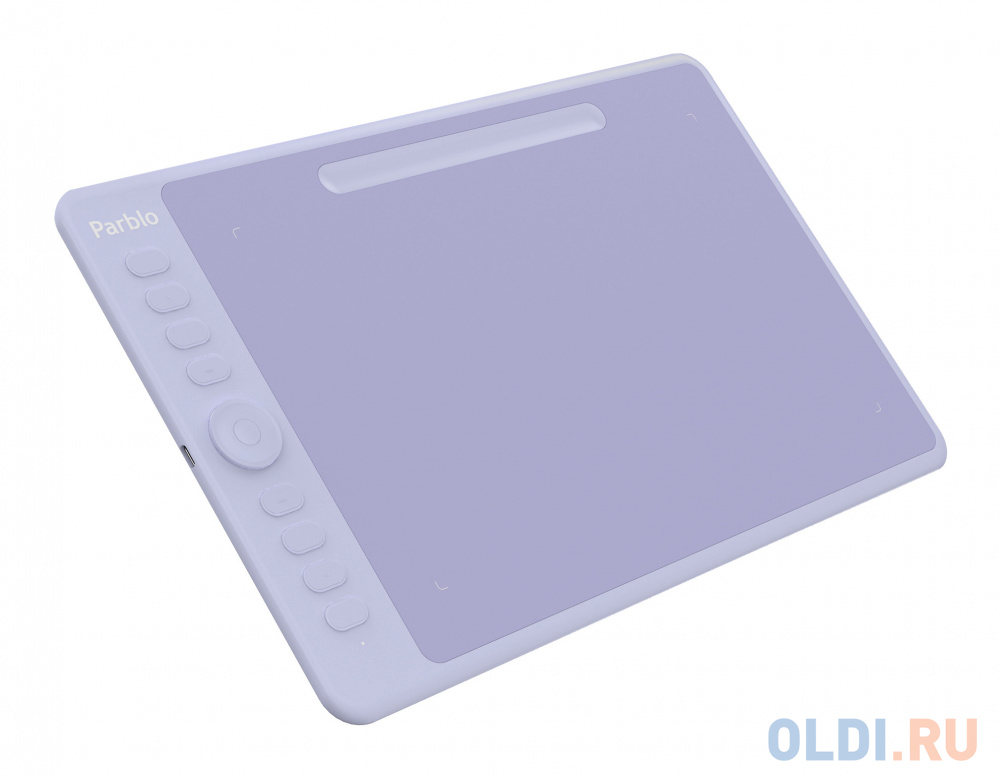 Графический планшет Parblo Intangbo M USB Type-C пурпурный - фото 7