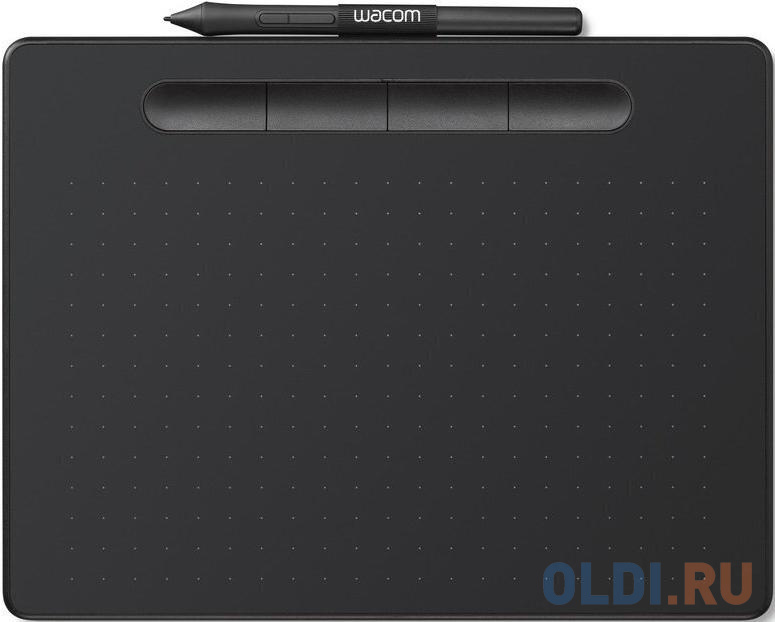 Графический планшет Wacom Intuos M CTL-6100K-B USB черный