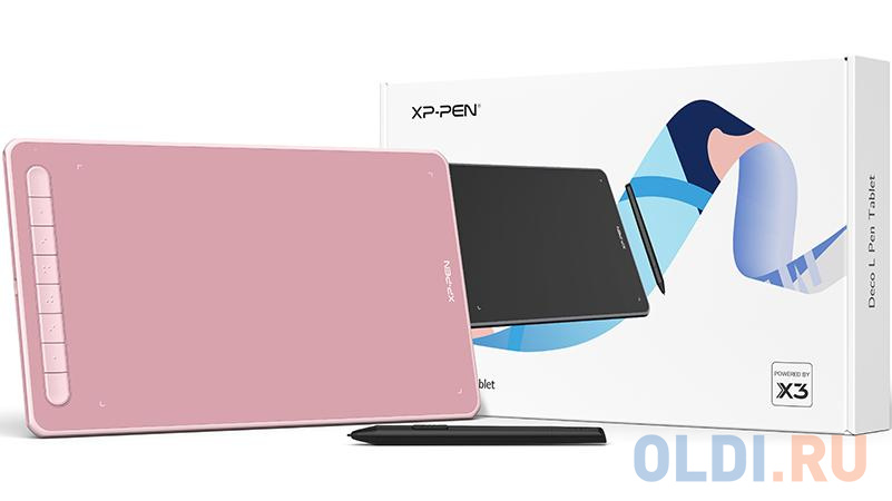 Графический планшет XPPen Deco Deco L Pink USB розовый фото