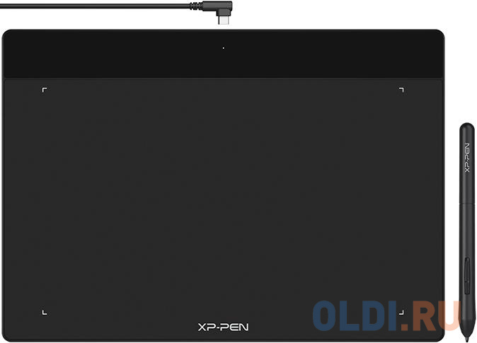 Графический планшет XPPen Deco Fun L Black USB черный DECOFUNL_BK - фото 1