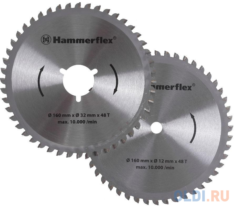 Набор дисков Hammer Flex 206-161 для пилы  универсальной, двухдисковой Hammer Flex CRP1500