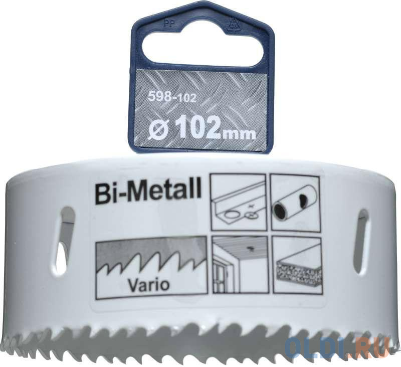 

Коронка биметаллическая KWB 598-102 коронка hss bi-metall 102мм