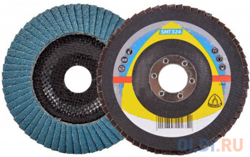 

КЛТ KLINGSPOR SMT 324 EXTRA 125 X 22 P40 (321510) выпуклый, по стали
