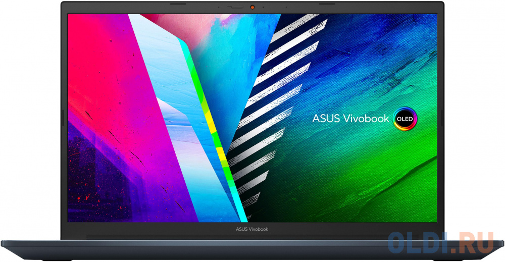 Ноутбук Asus Vivobook Pro 15 OLED M3500QC-L1079W Ryzen 7 5800H 16Gb SSD512Gb NVIDIA GeForce RTX 3050 4Gb 15.6" OLED FHD (1920x1080) Windows 11 Home blue WiFi BT Cam 90NB0UT2-M000S0 - фото 2