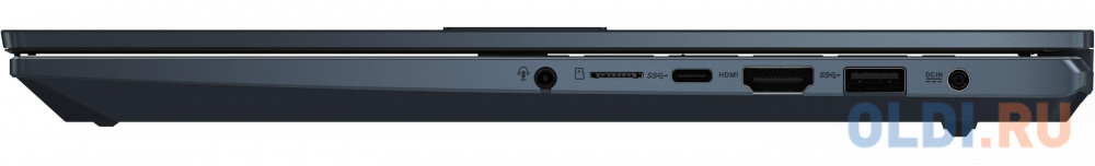Ноутбук Asus Vivobook Pro 15 OLED M3500QC-L1079W Ryzen 7 5800H 16Gb SSD512Gb NVIDIA GeForce RTX 3050 4Gb 15.6" OLED FHD (1920x1080) Windows 11 Home blue WiFi BT Cam 90NB0UT2-M000S0 - фото 9