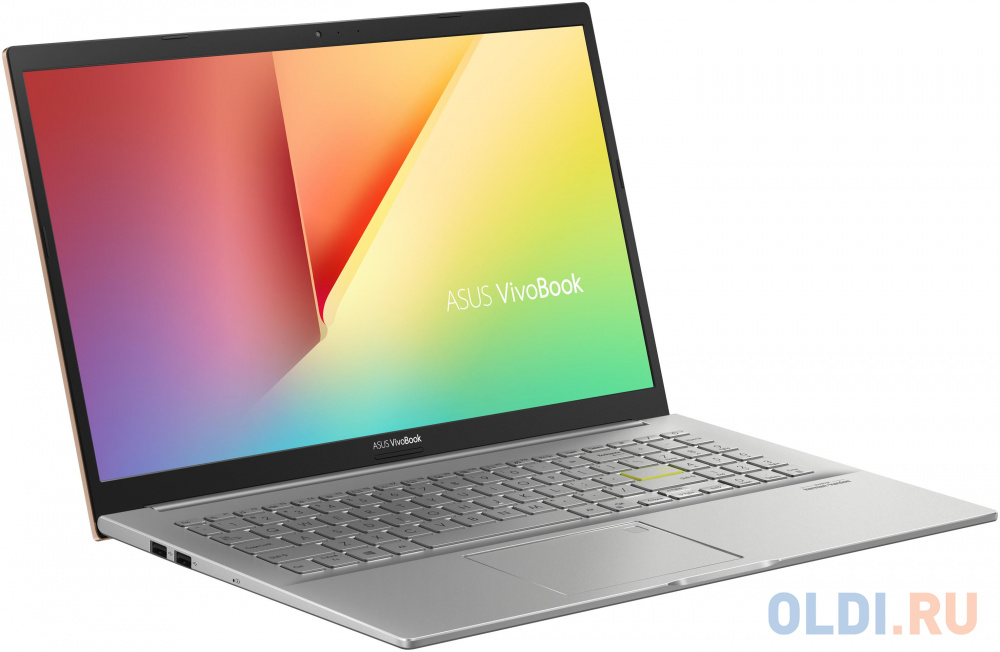Ноутбук Asus VivoBook 15 OLED K513EA-L12779W Core i3 1115G4 8Gb SSD256Gb Intel UHD Graphics 15.6" OLED FHD (1920x1080) Windows 11 Home gold WiFi BT Cam 90NB0SG3-M001Y0 - фото 3