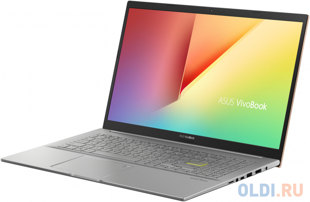 Ноутбук Asus VivoBook 15 OLED K513EA-L12779W Core i3 1115G4 8Gb SSD256Gb Intel UHD Graphics 15.6" OLED FHD (1920x1080) Windows 11 Home gold WiFi BT Cam 90NB0SG3-M001Y0 - фото 4