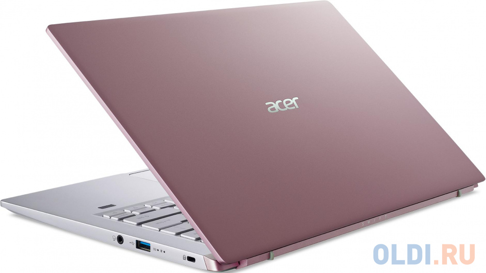 Ультрабук Acer Swift X SFX14-41G-R3KV Ryzen 5 5500U 8Gb SSD512Gb NVIDIA GeForce GTX 1650 4Gb 14" IPS FHD (1920x1080) Windows 11 pink WiFi BT Cam NX.AC3ER.002 - фото 5