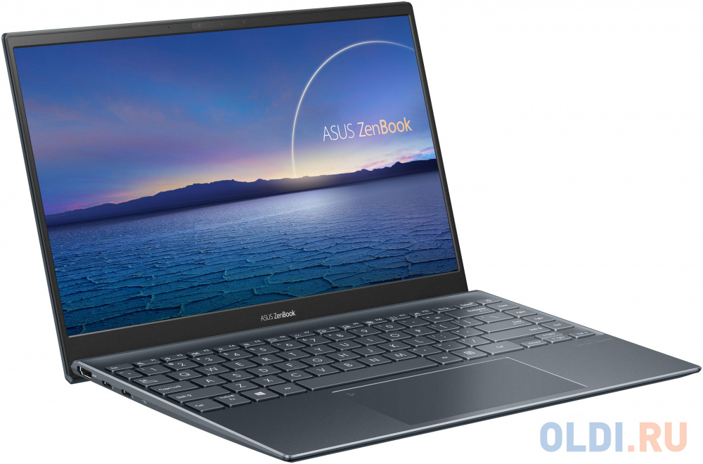 Ноутбук Asus Zenbook UX425EA-KI965W Core i5 1135G7 16Gb SSD512Gb Intel Iris Xe graphics 14" IPS FHD (1920x1080) Windows 11 Home grey WiFi BT Cam Bag 90NB0SM1-M00F80 - фото 3