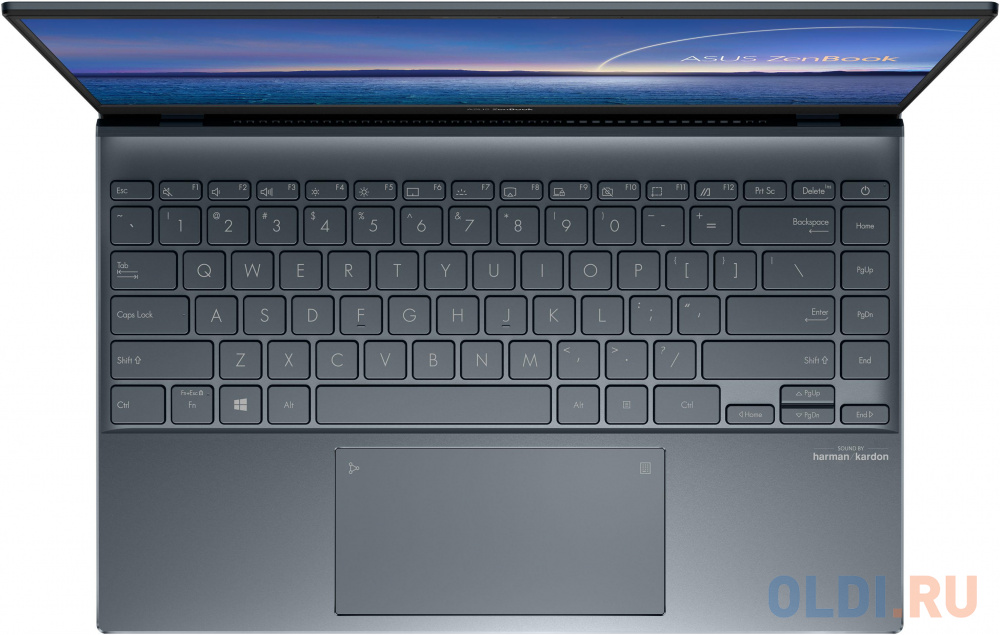 Ноутбук Asus Zenbook UX425EA-KI965W Core i5 1135G7 16Gb SSD512Gb Intel Iris Xe graphics 14" IPS FHD (1920x1080) Windows 11 Home grey WiFi BT Cam Bag 90NB0SM1-M00F80 - фото 6