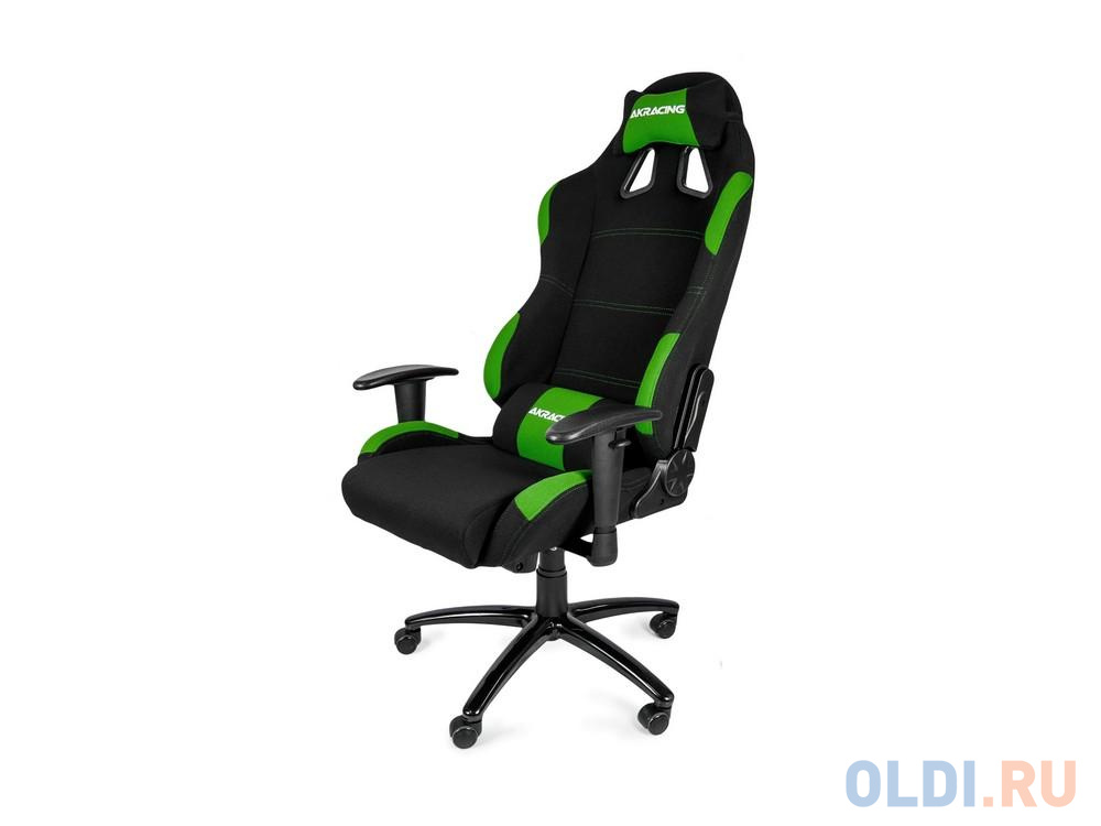 Кресло для геймеров Akracing Gaming Chair черно-зеленый AK-K7012-BG - фото 1