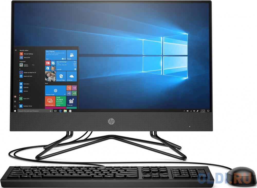 

HP 205 G4 All-in-One NT 21,5"(1920 x 1080) Ryzen3-4300U,8GB,256GB SSD,No ODD,usb kbd&mouse,Realtek RTL8821CE AC 1x1 BT 4.2 WW,RTF Card,Iron Gray,5MP WebCam,Win10Pro(64-bit),1-1-1 Wty