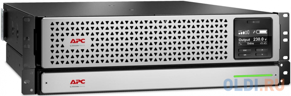 Источник бесперебойного питания APC Smart-UPS SRT SRTL2200RMXLI 1980Вт 2200ВА черный - фото 2