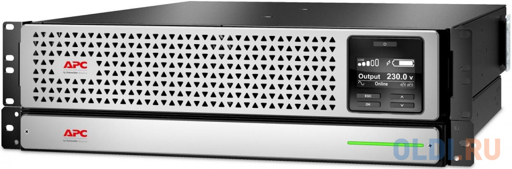 Источник бесперебойного питания APC Smart-UPS SRT SRTL2200RMXLI 1980Вт 2200ВА черный - фото 3