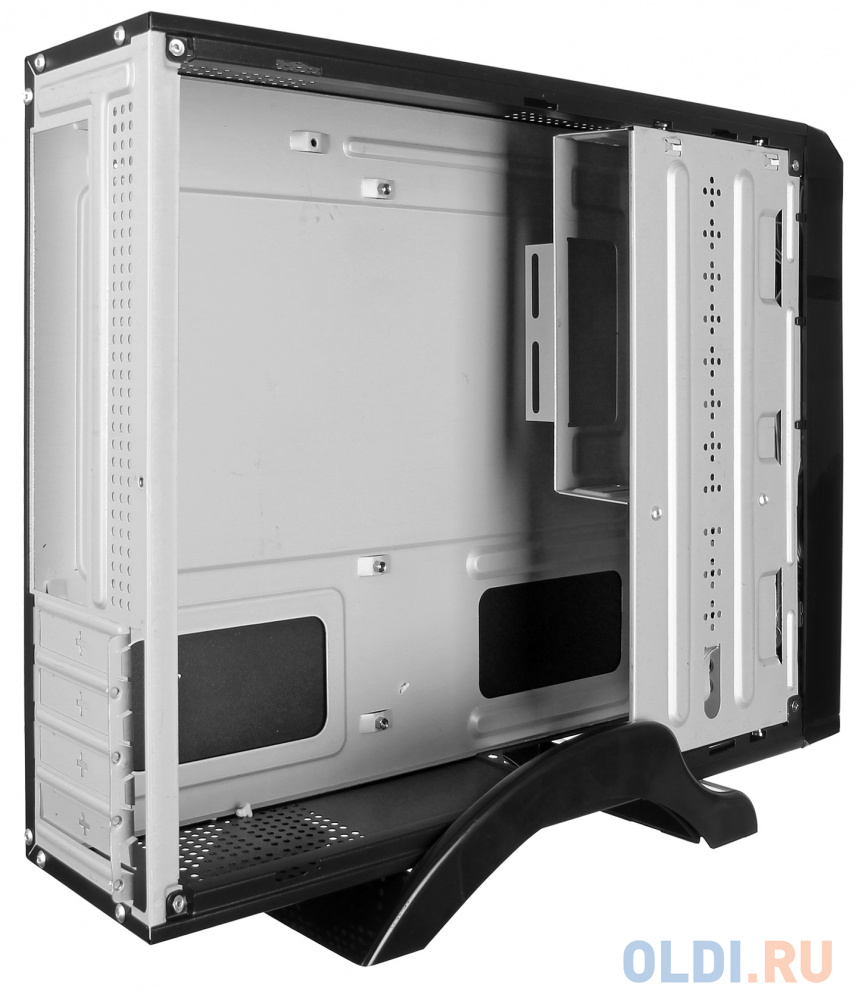 Exegate EX268692RUS Корпус MiniITX Exegate MI-207 Black, miniITX/mATX, <без БП>, 2*USB, Audio фото