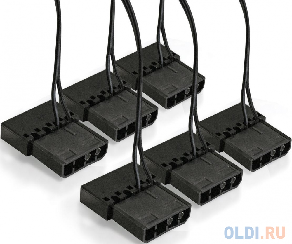Корпус для майнинга ExeGate Pro 6-650 <без БП, 2*USB, 6*fan 120мм, места под: 6 видеокарт, 1 БП, RM 4U> фото