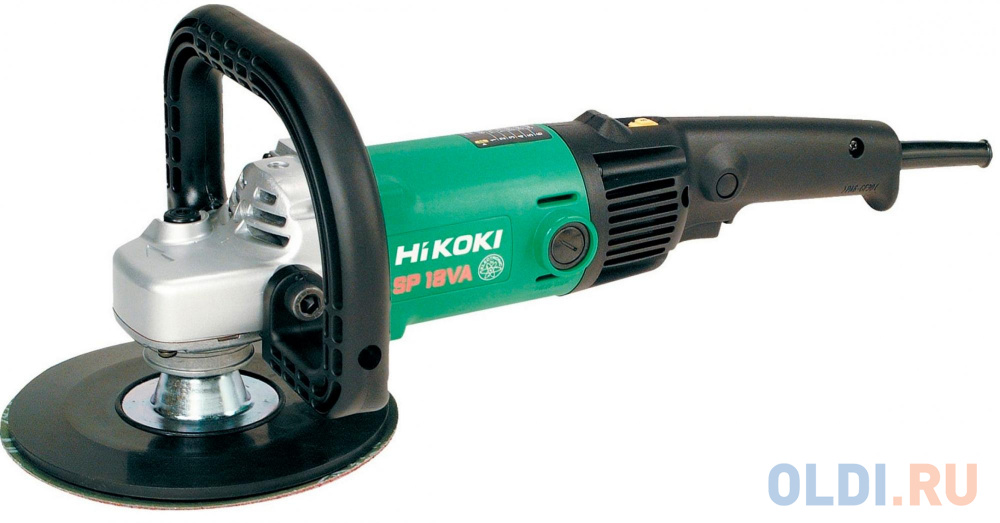 

Полировальная машина Hikoki SP18VA 1250Вт 3400об/мин рез.шпин.:M14 d=180мм