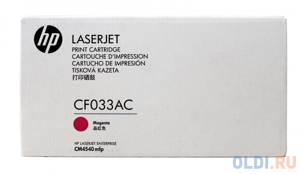 Картридж HP 646a CF033AC для LaserJet Enterprise CM4540 12500стр пурпурный картридж nv print tk 3160 12500стр
